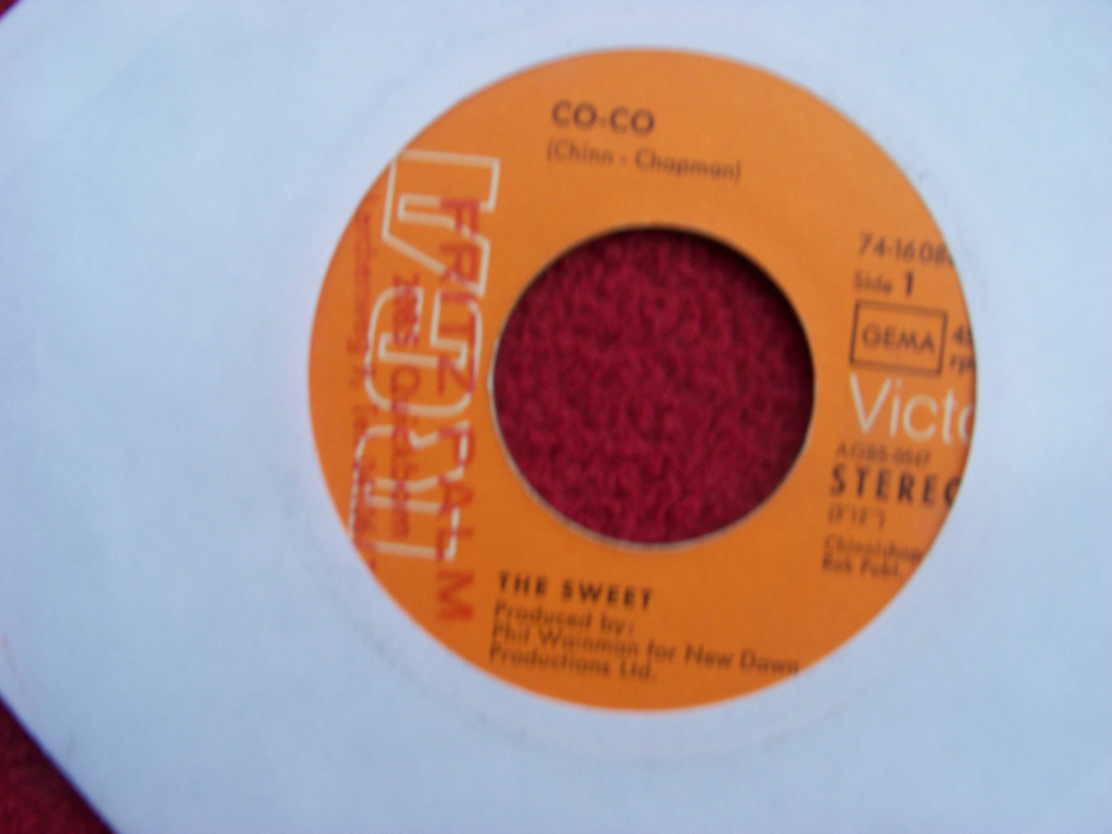 The Sweet – Co-Co / Done Me Wrong All Right – RCA Records 45er-Single