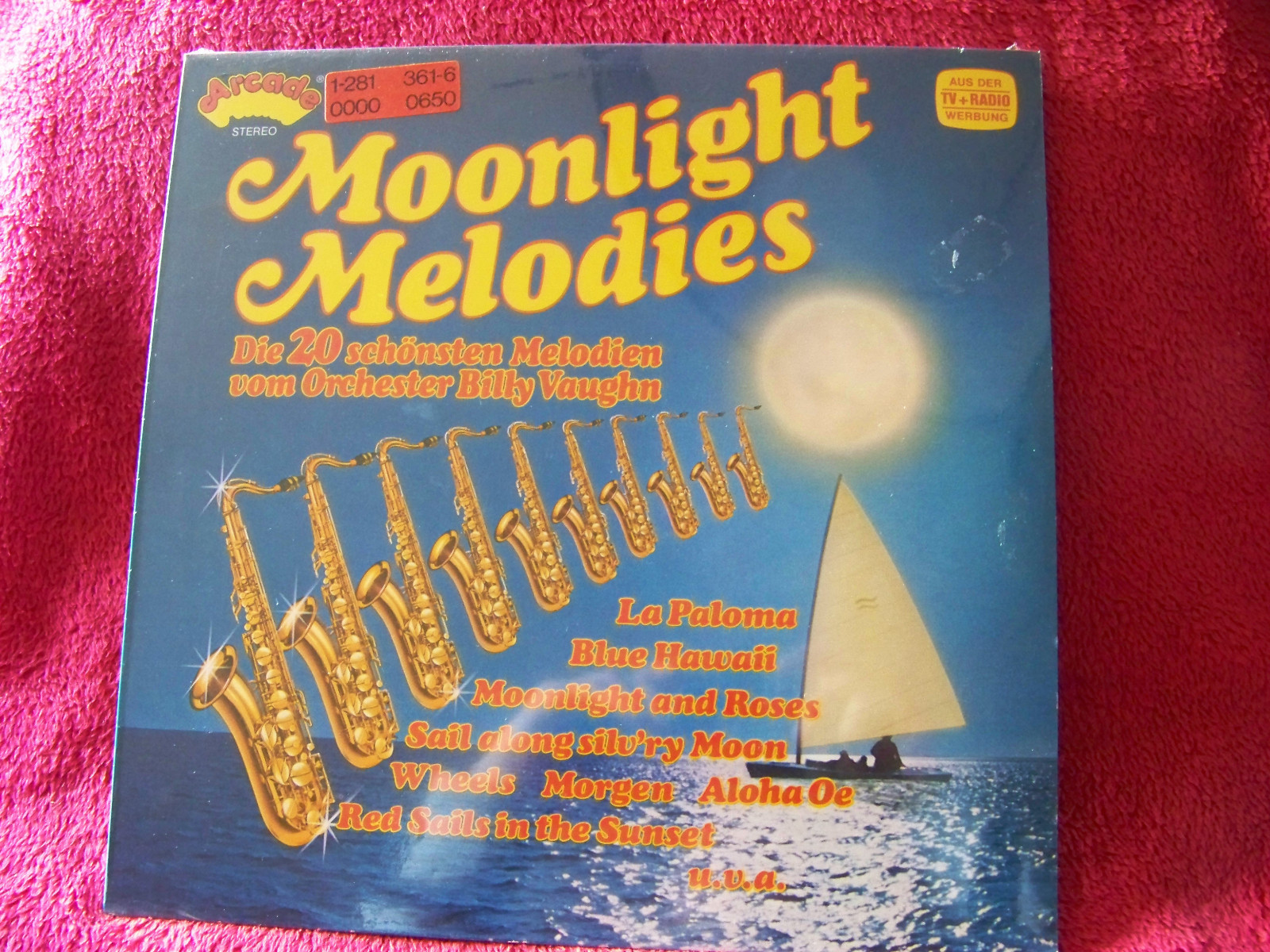 Orchester Billy Vaughn – Moonlight melodies (LP, Arcade Records)