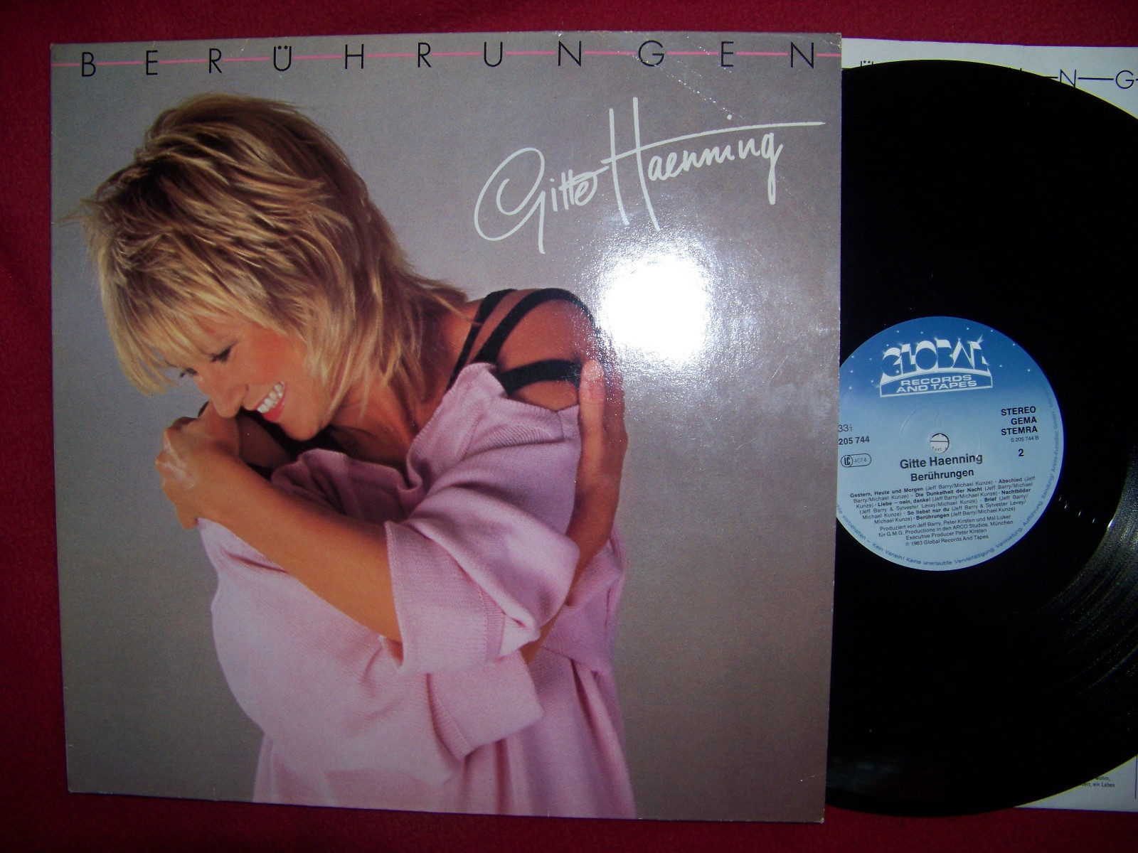 Gitte Haenning – Berührungen (LP, Global Records 76 425 IU)