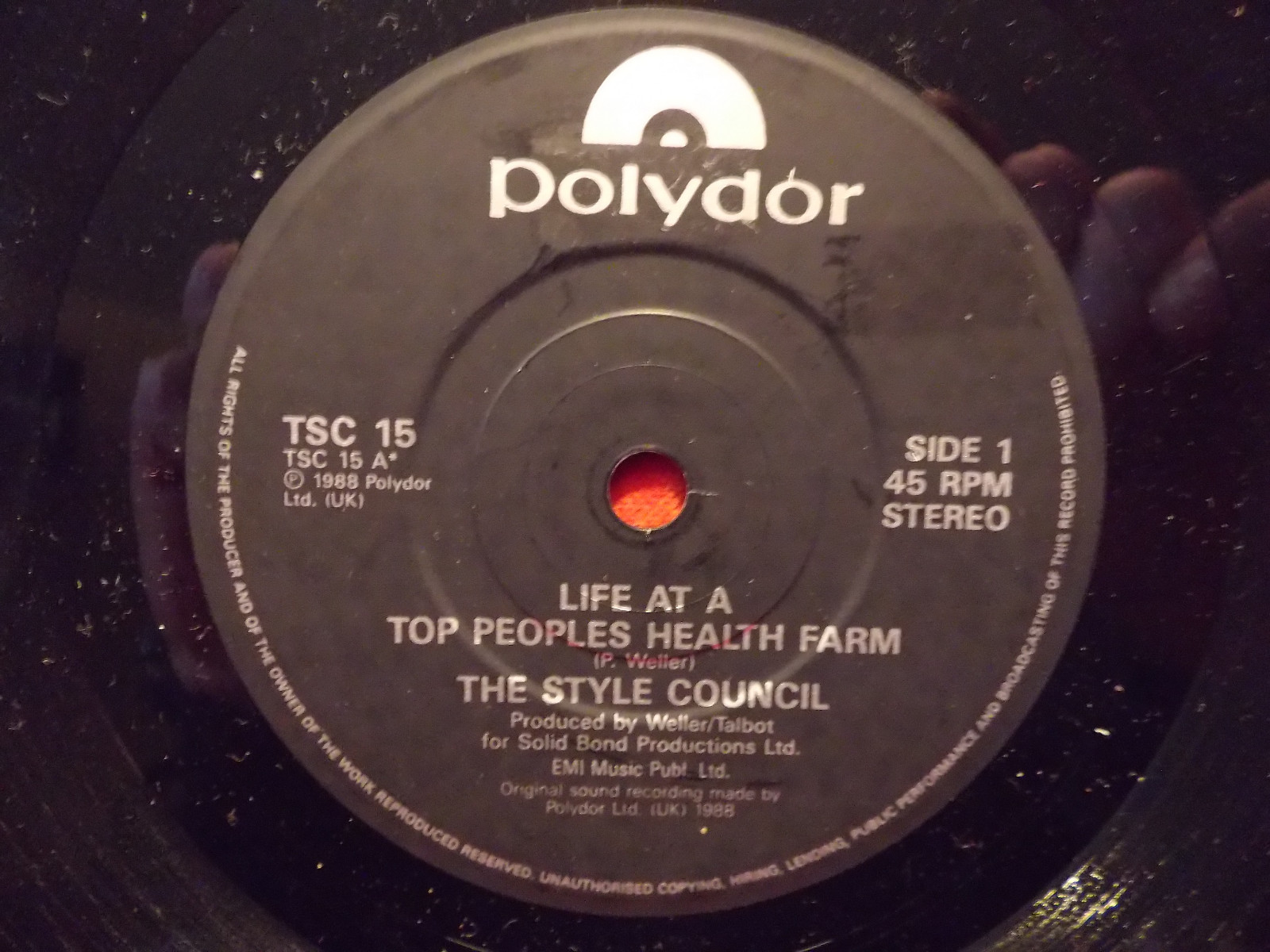 The Style Council – Life at a Top People’s Health Farm / Sweet Loving Ways · 7″-Single