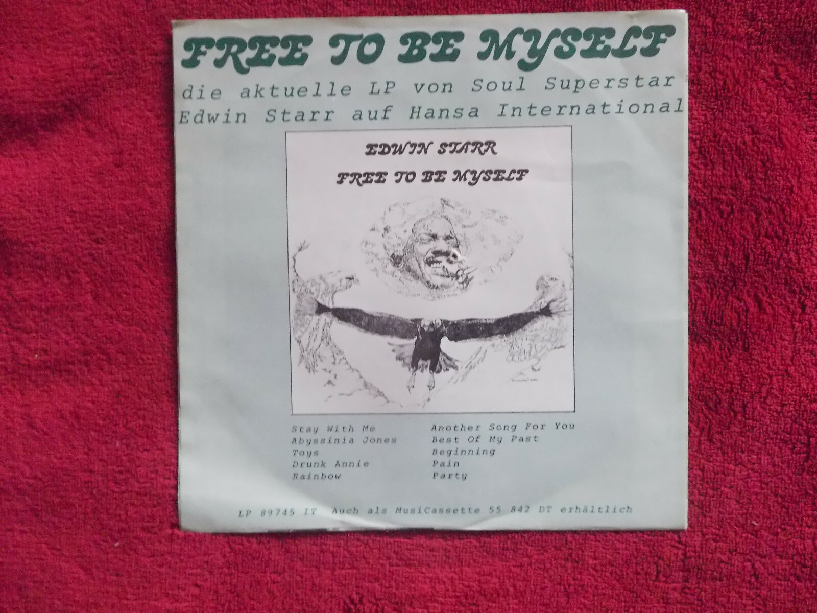 Edwin Starr – Abyssinia Jones / Beginning (Hansa Records, 16 750), Bild 2