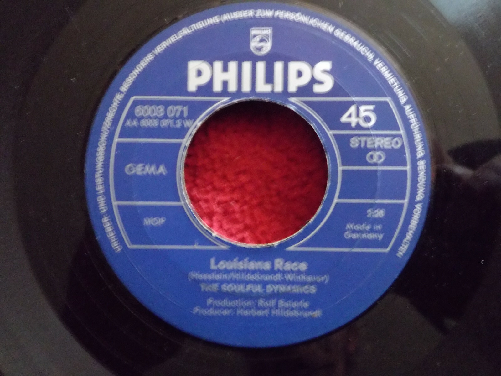 The Soulful Dynamics – Birdie / Louisana race | Philips 45″-Single, Bild 2