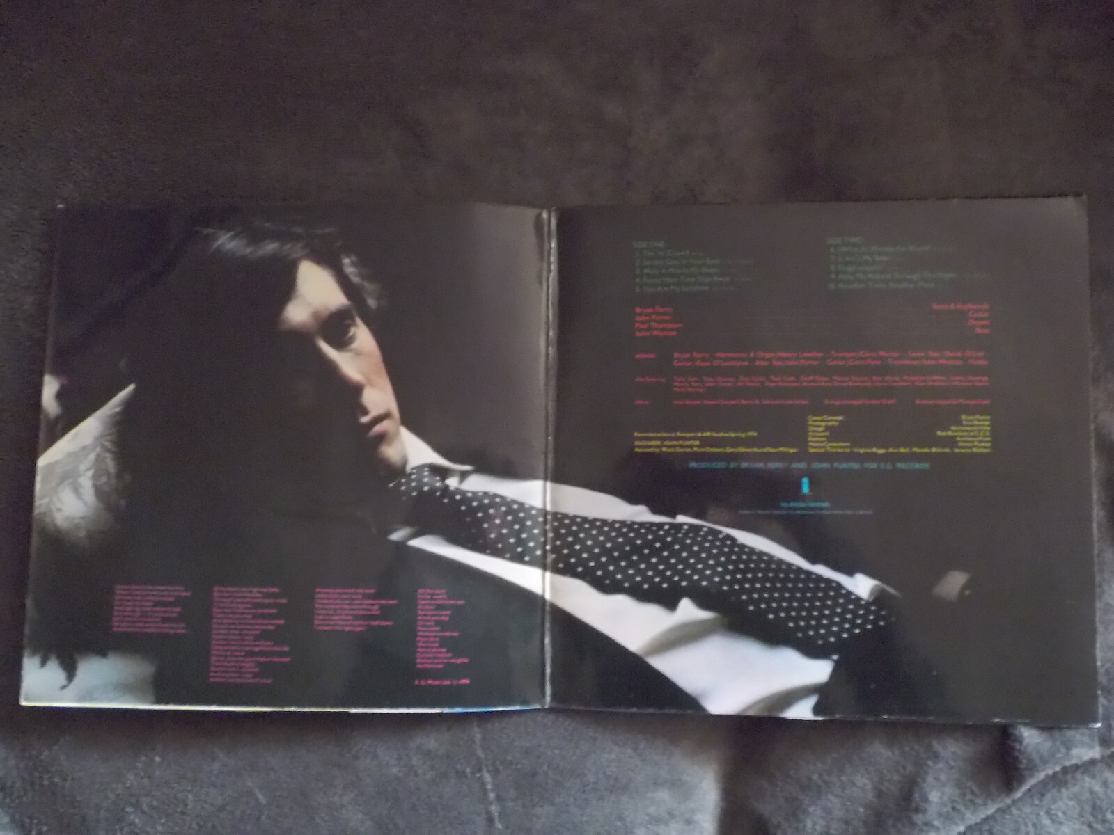 Bryan Ferry – Another time, another place (LP, Island Records, 1974), Bild 2