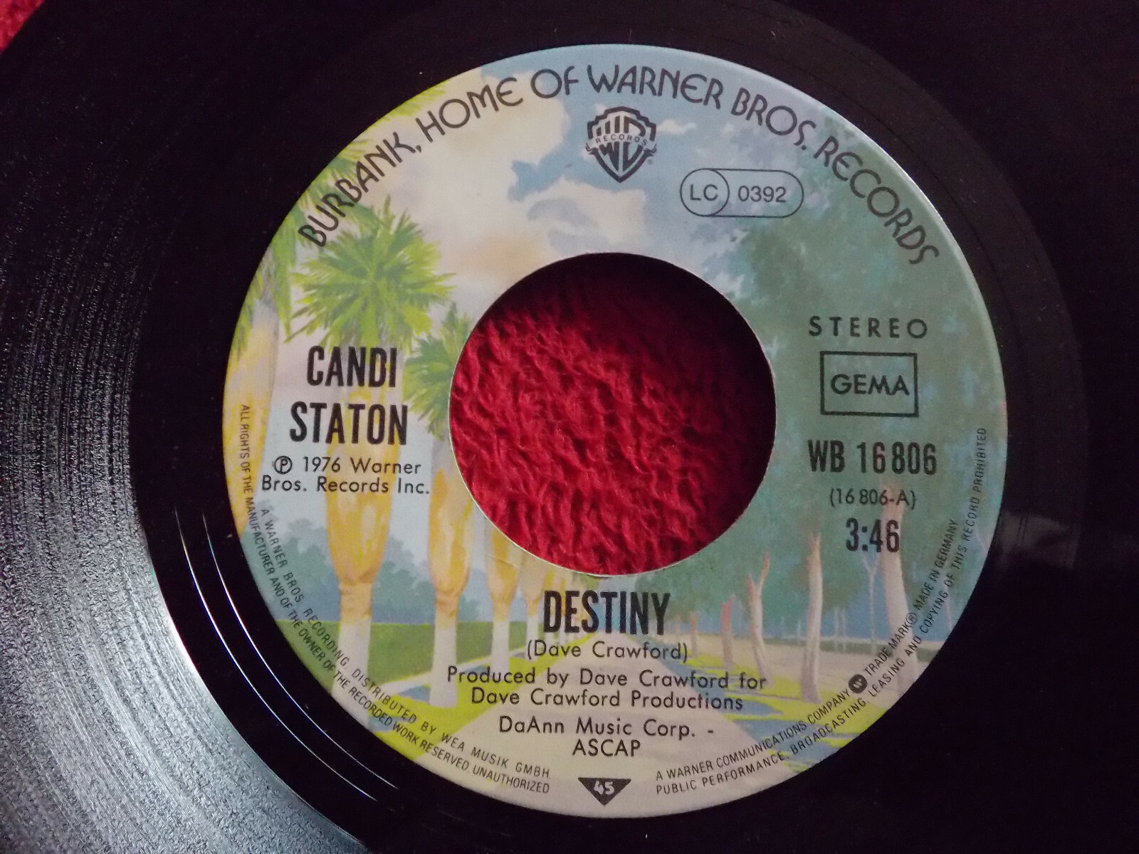 Candi Staton – Destiny / Summer time with you (Warner Bros. Records, WB 16 806, 1976)