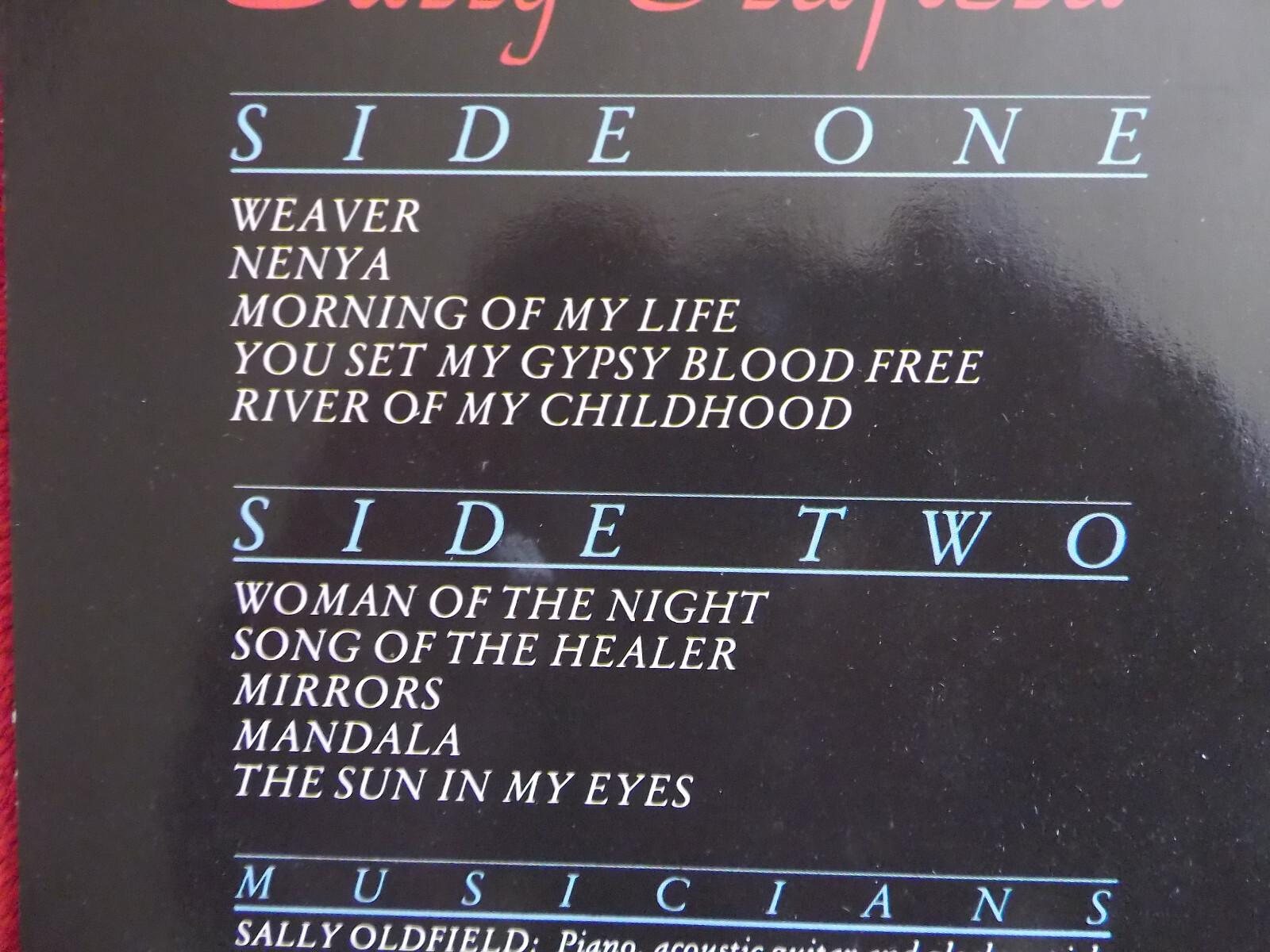 Sally Oldfield – In concert | Bronze Records LP, Bild 4