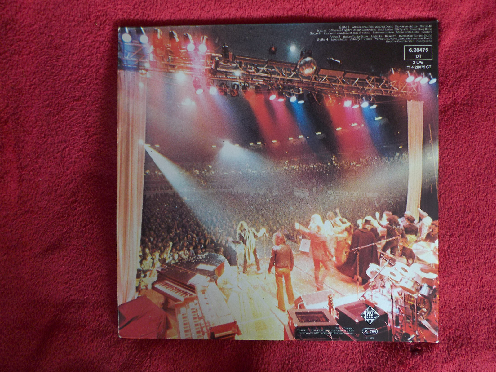 Udo Lindenberg – Livehaftig (Doppel-LP, Telefunken, 1979), Bild 4