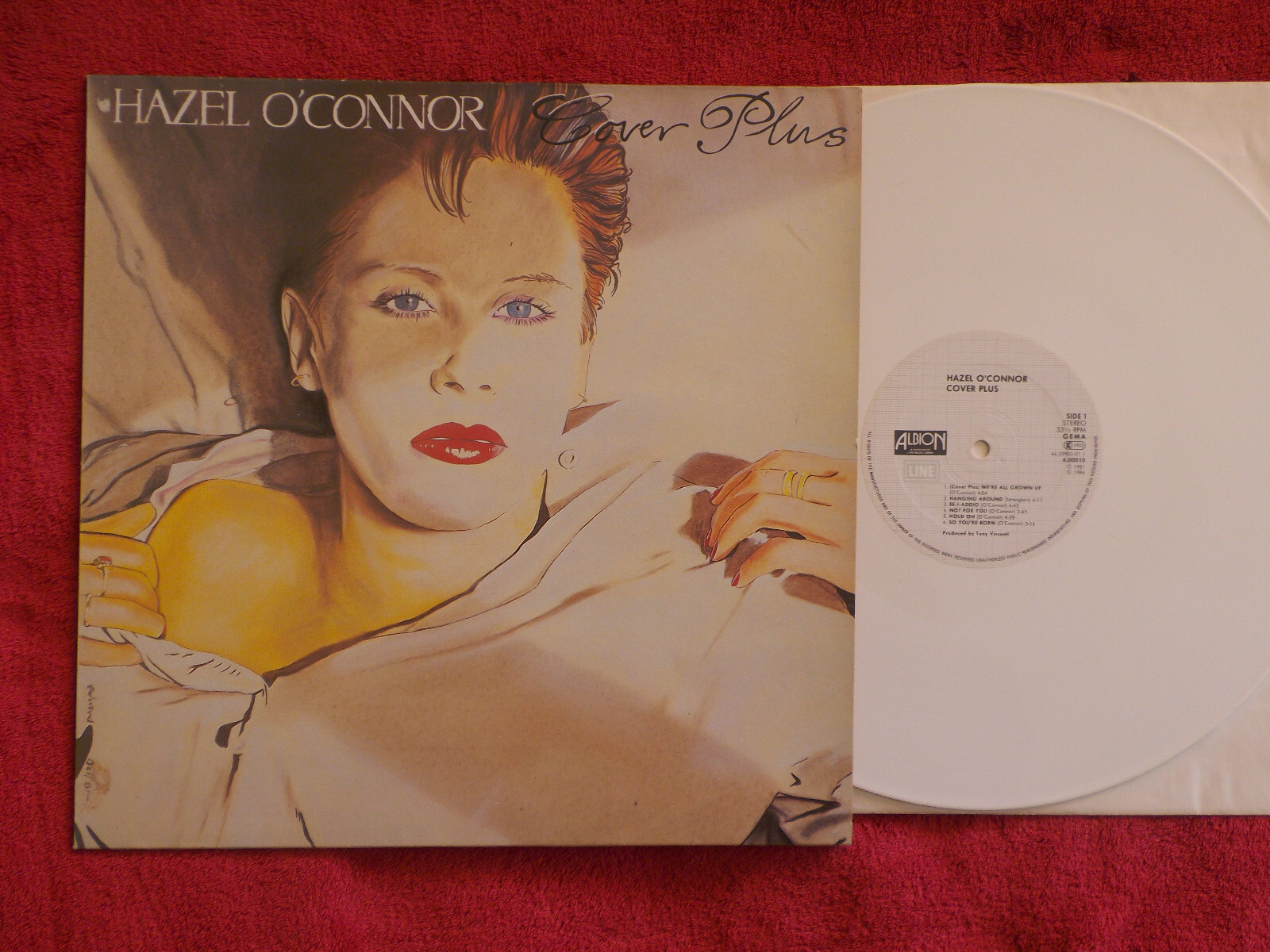 Hazel O´ Connor – Cover plus | Albion Records LP, weißes Vinyl