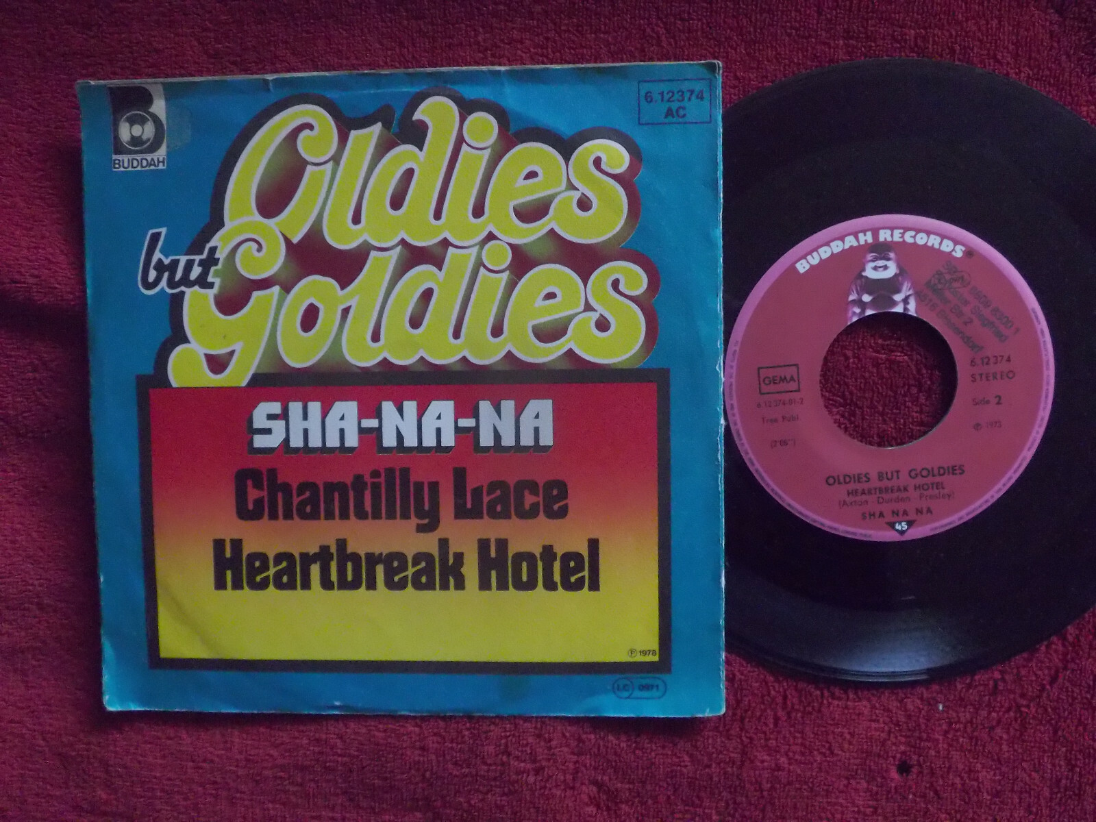 Sha-Na-Na – Chantilly lace / Heartbreak hotel | Buddah Records, 1978, Bild 2