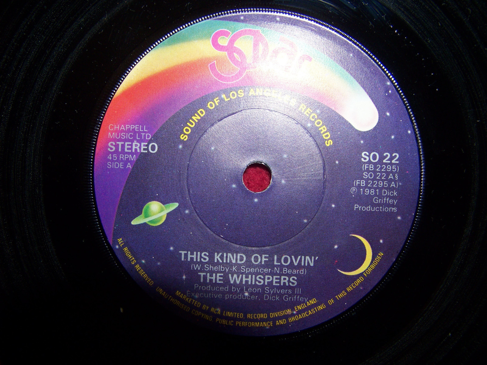 The Whispers – This kind of lovin´ / What will I do (7"-Single)
