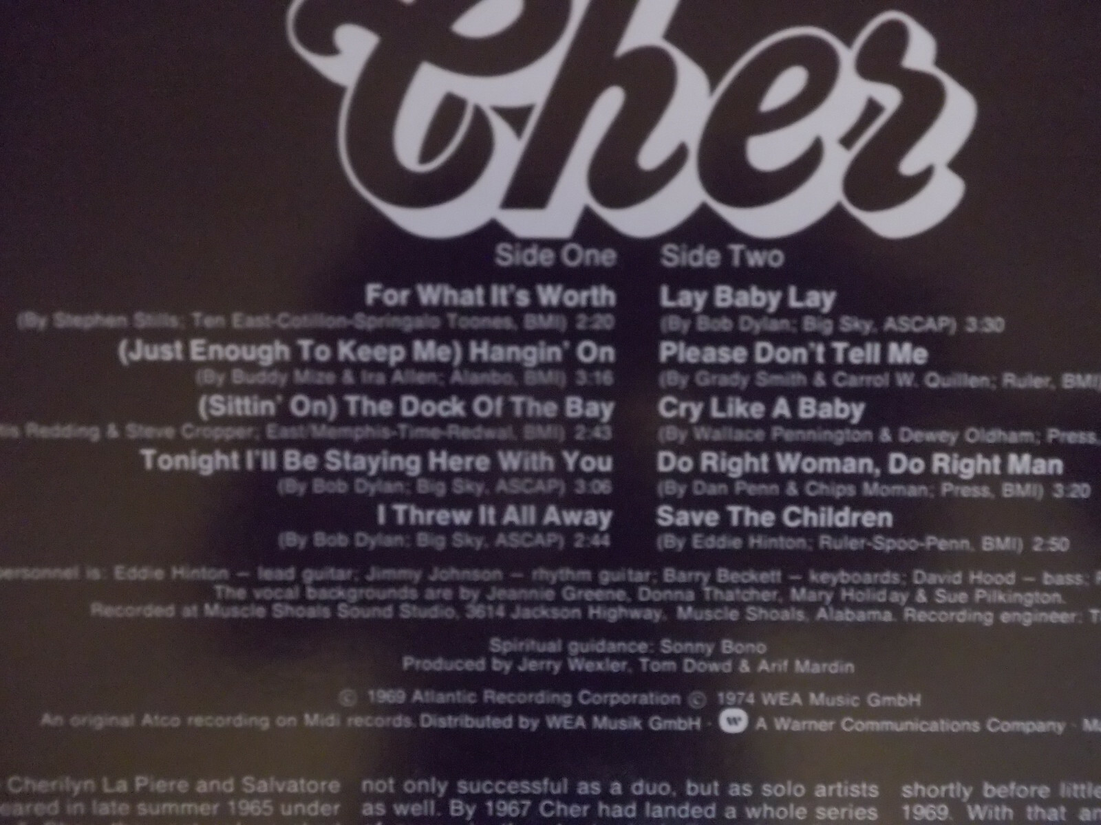Cher – Same (Star-Collection), Midi LP, 1974, Bild 3
