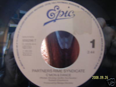 Partners Rime Syndicate – C´mon & dance / Come c`mon & dance beat (7″-Single, 1990)