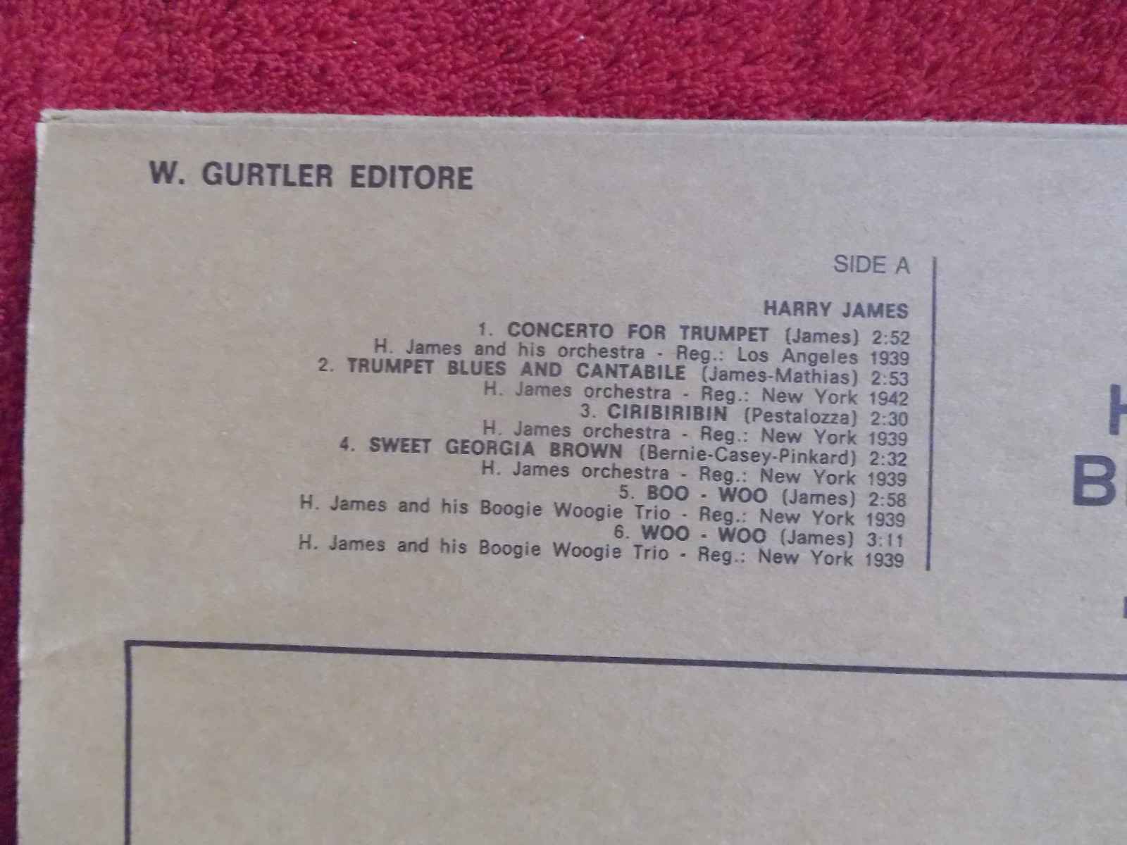 Harry James & Benny Goodman – Swingtime with Harry James & Benny Goodman | LP, Bild 3