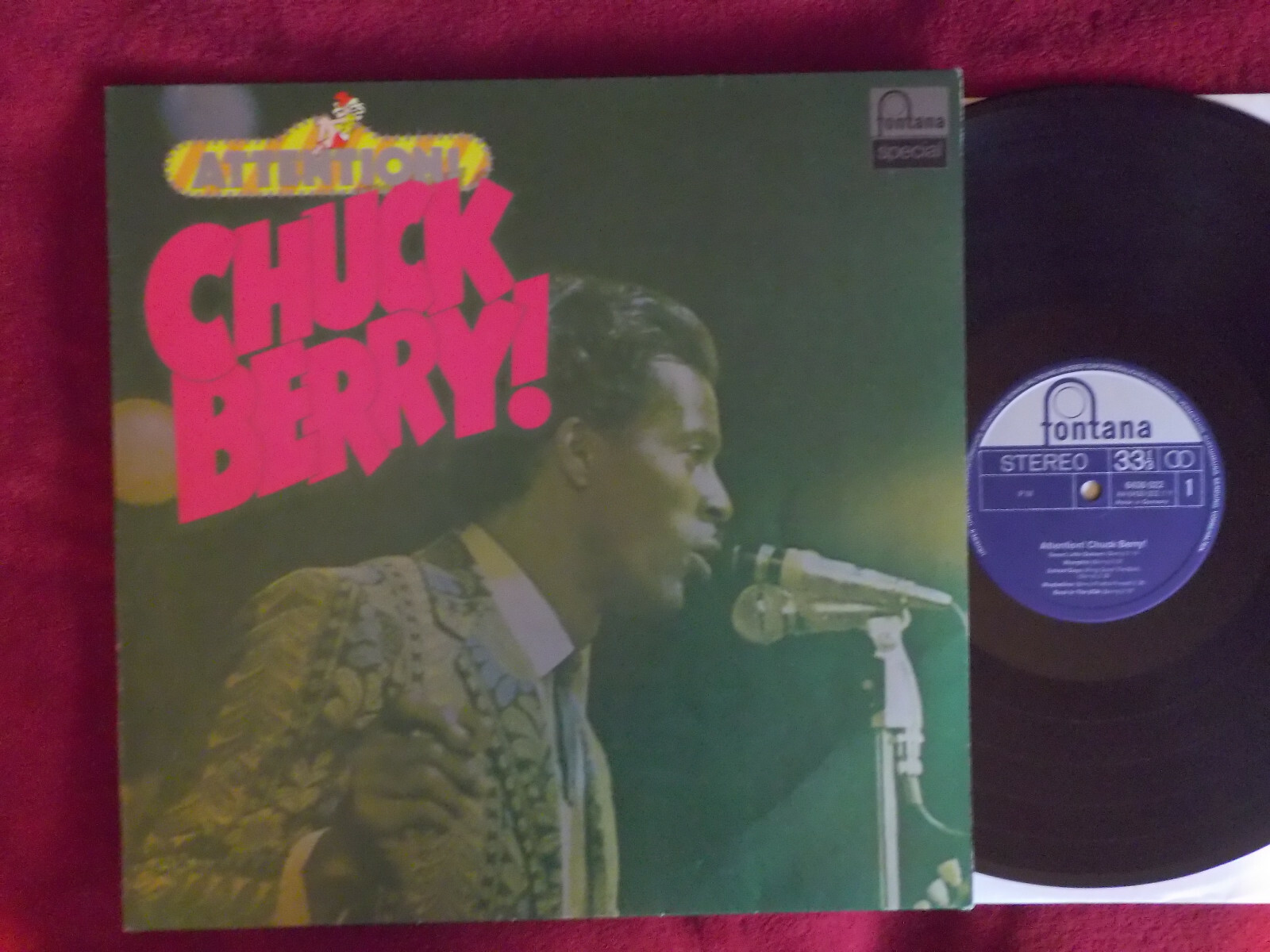 Chuck Berry – Attention ! | Fontana Records 6430 022