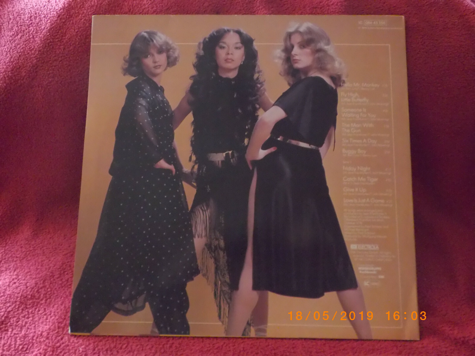 Arabesque – Friday Night (LP, EMI Records, 1979), Bild 2