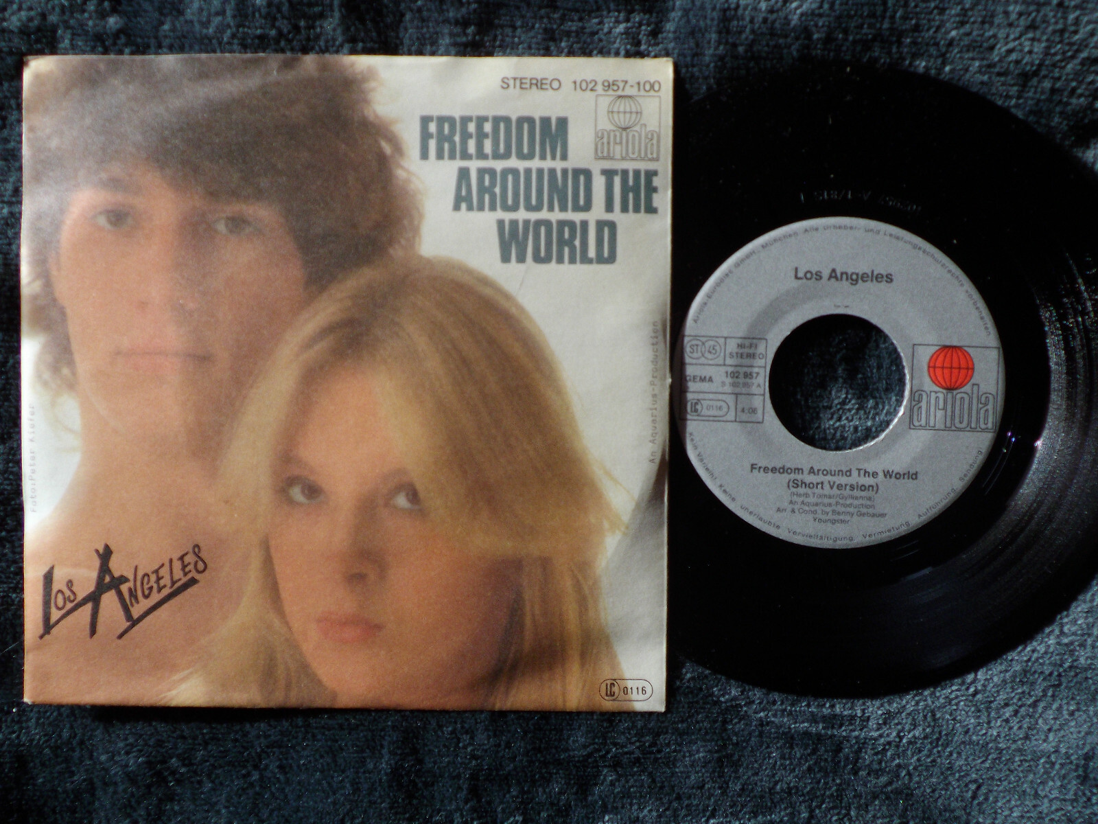 Los Angeles – Freedom around the world (Short version / Instr.) – Ariola 102 957