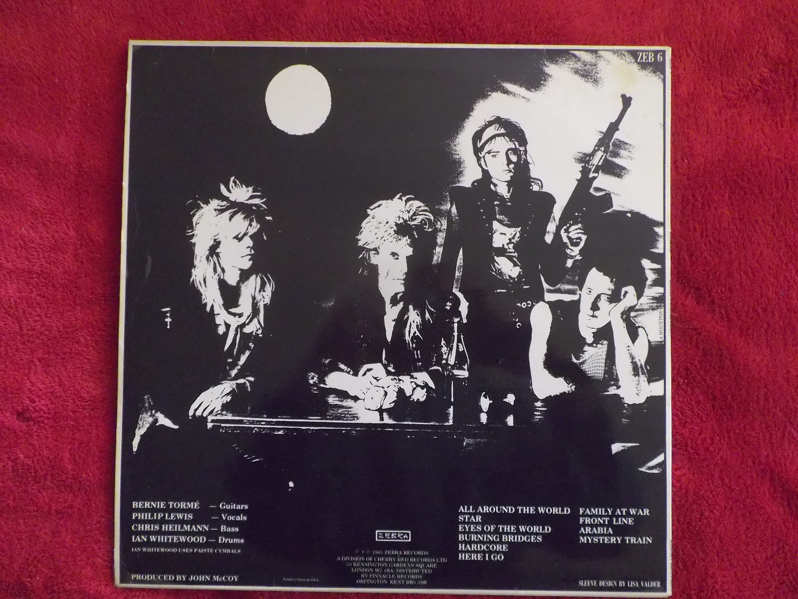 Tormé – Back to Babylon | LP, Zebra Records, ZEB 6, England 1985, Bild 5