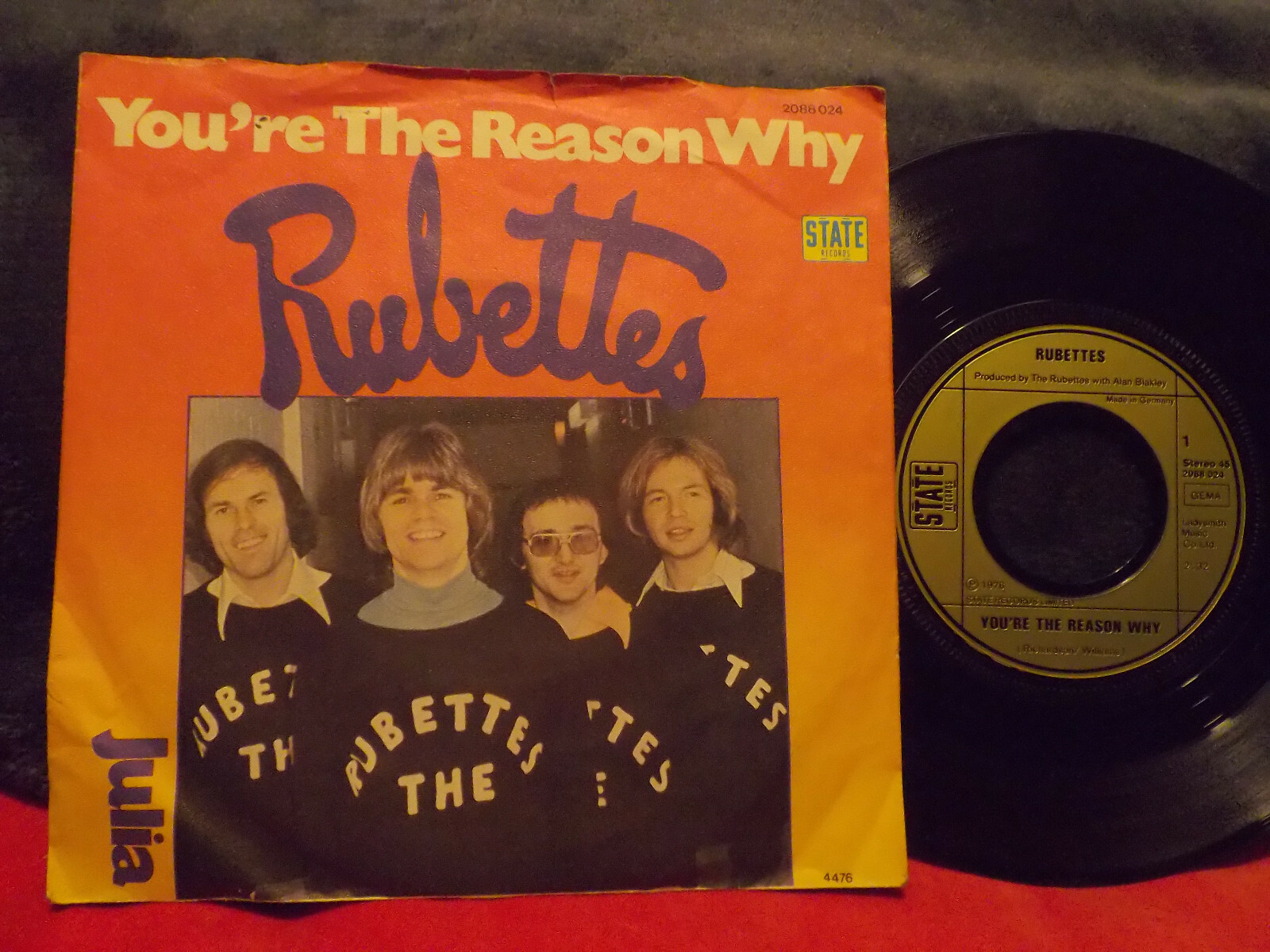 The Rubettes – You´re the reason why / Julia (Single, 1976)
