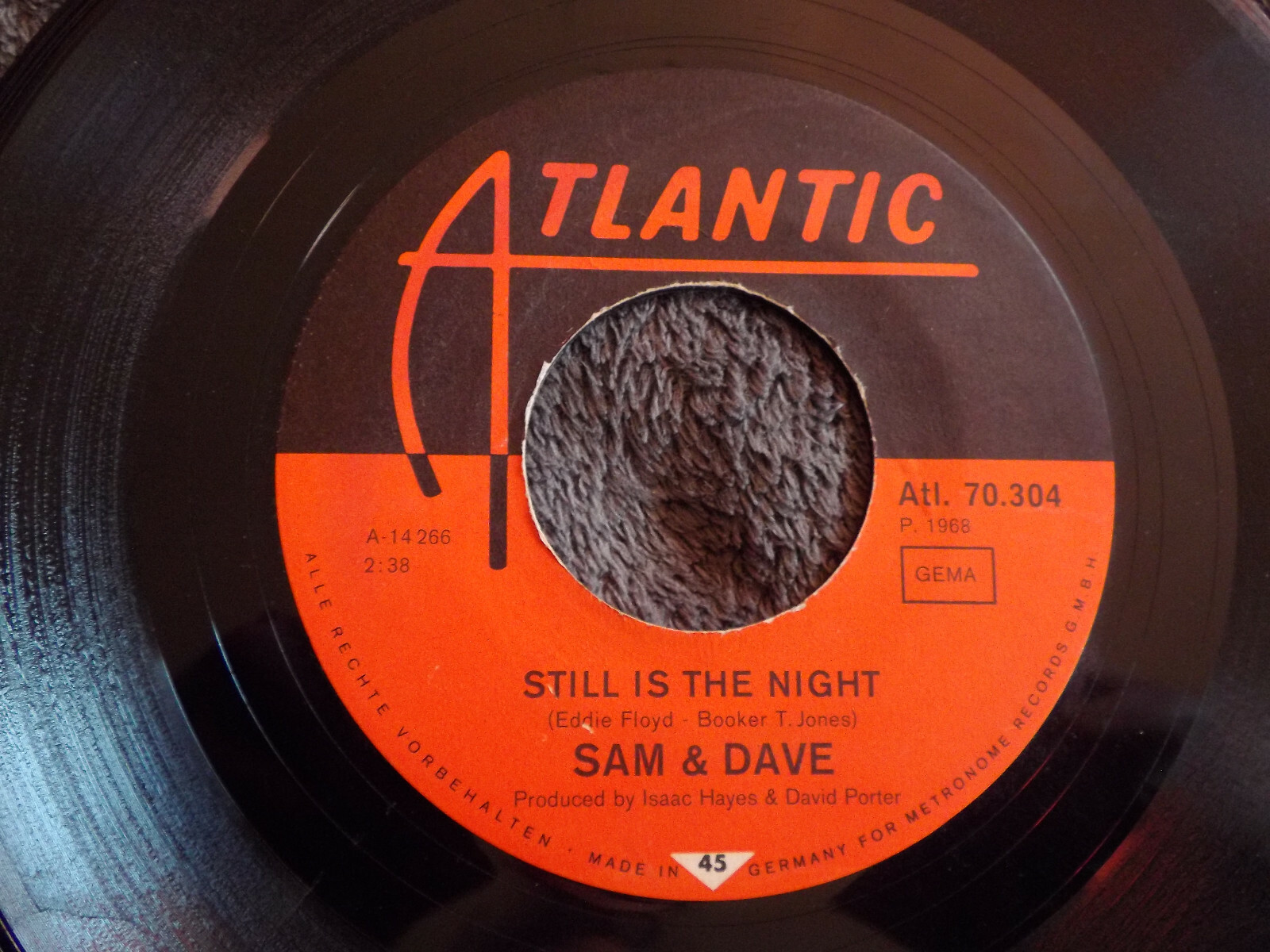 Sam & Dave – Can´t you find another way / Still is the night (Atlantic Records, Atl. 70.304, Deutschland, 1968), Bild 2