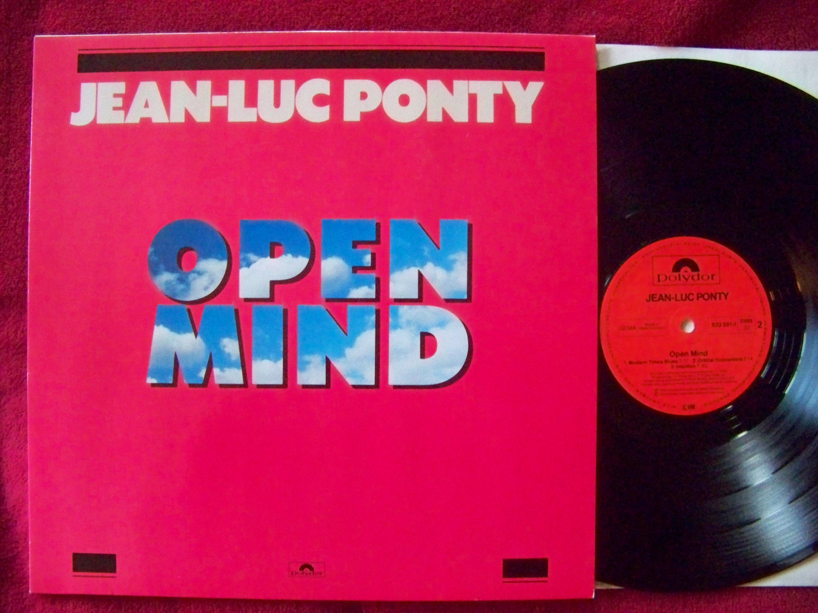 Jean-Luc Ponty – Open Mind | Polydor LP, 1984