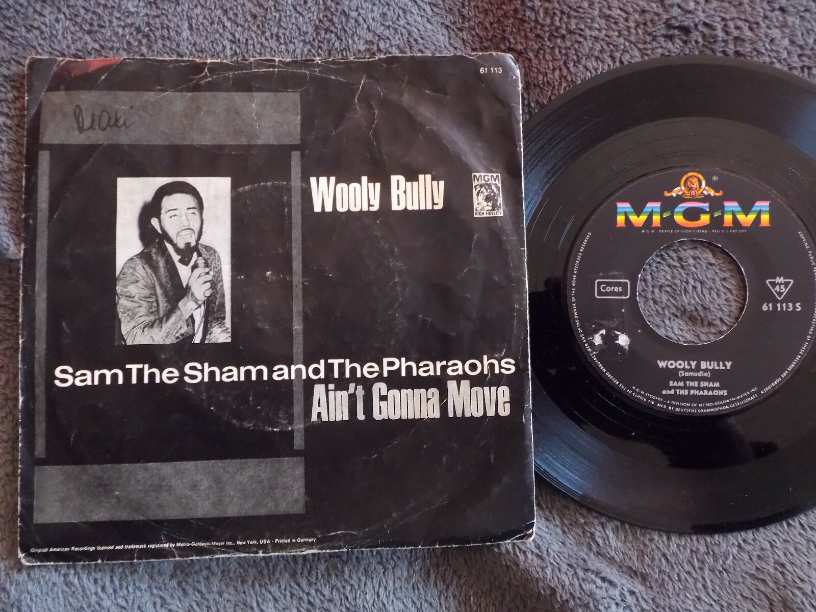 Sam the Sham & the Pharaohs – Wooly bully / Ain´t gonna move (MGM Records, 7″-Single)