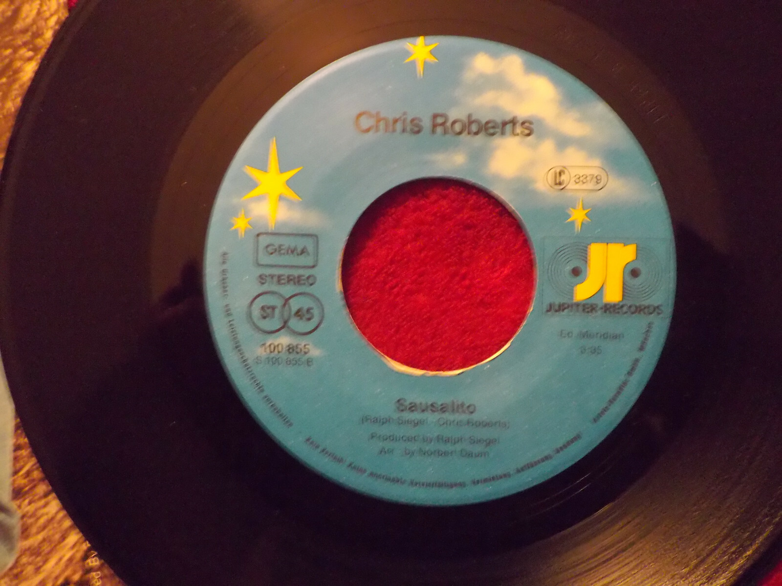Chris Roberts – Hals über Kopf verliebt / Sausalito (Single), Bild 3