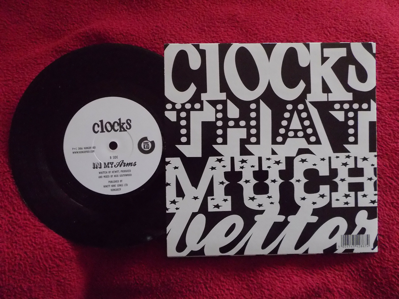 Clocks – That much better / In my arms (7″-Single, 45 U/min), Bild 2
