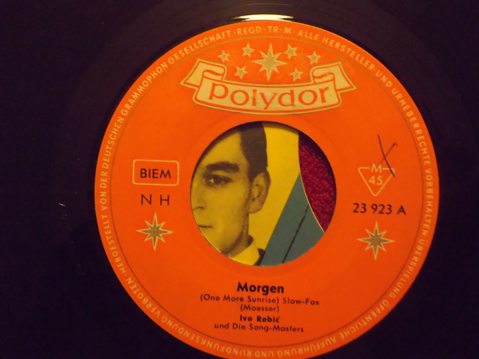Ivo Robic – Morgen / Ay, ay, ay Paloma | Polydor Single, Bild 3