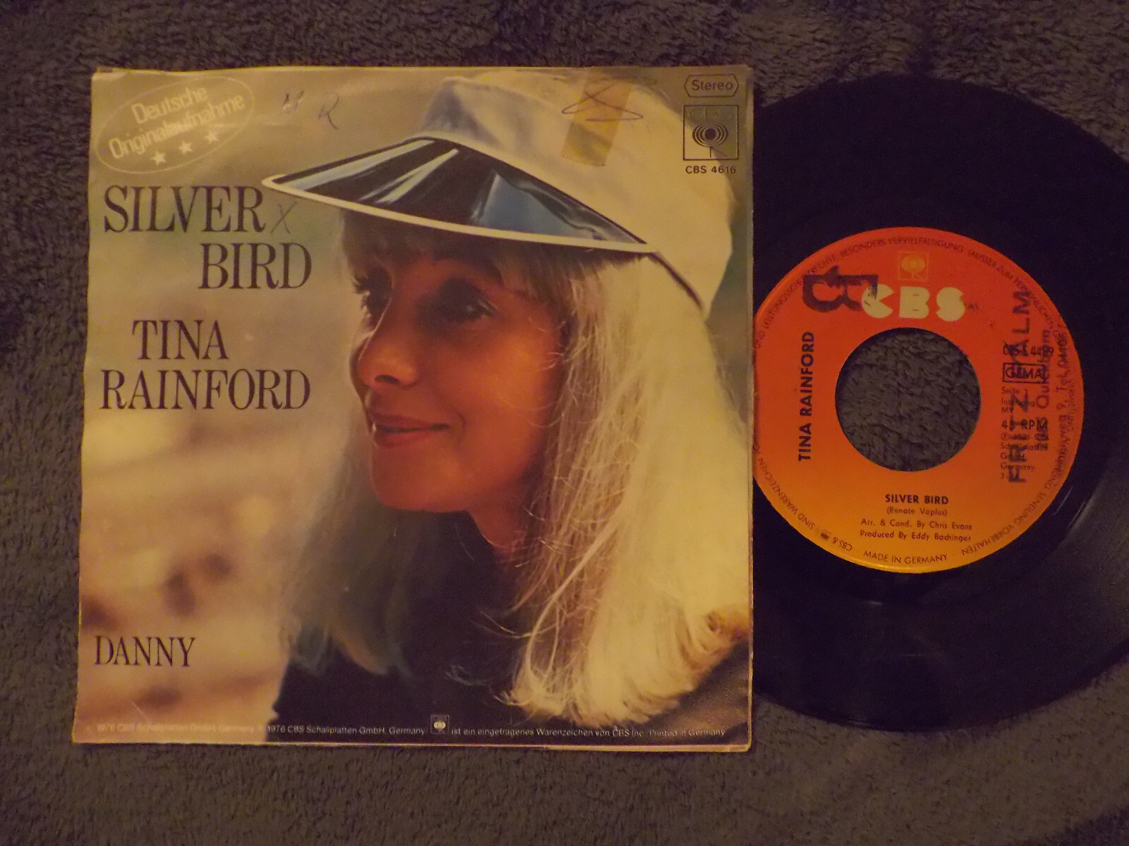 Tina Rainford – Silver bird / Danny | CBS S 4616, 1976