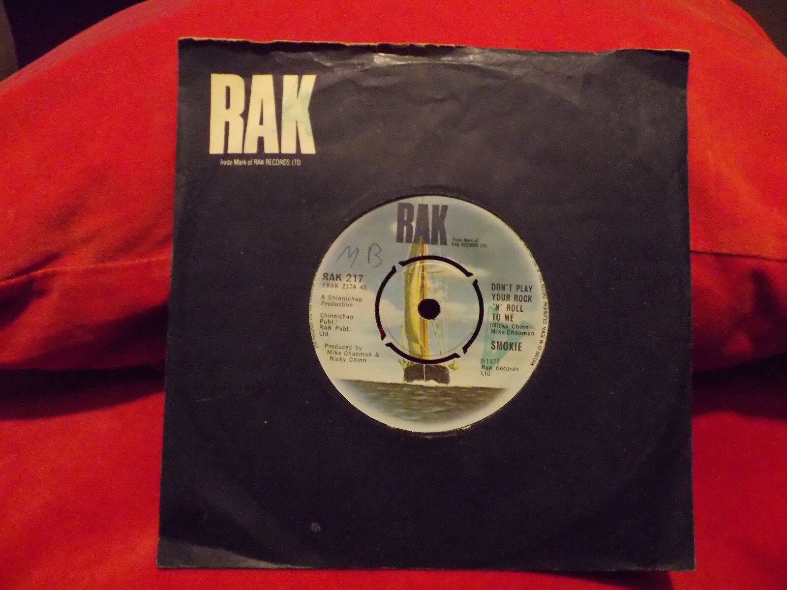 Smokie – Don´t play your Rock ´n´ Roll to me / Talking her round (Single, 1975)