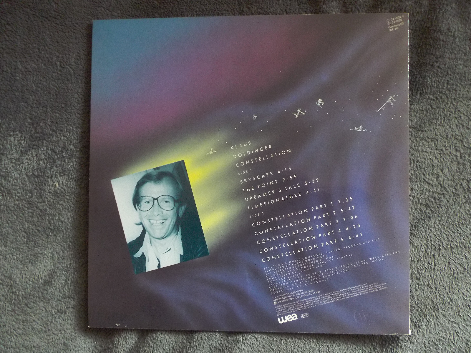 Klaus Doldinger – Constellation | WEA Records 24-0132-1, LP (1983), Bild 2