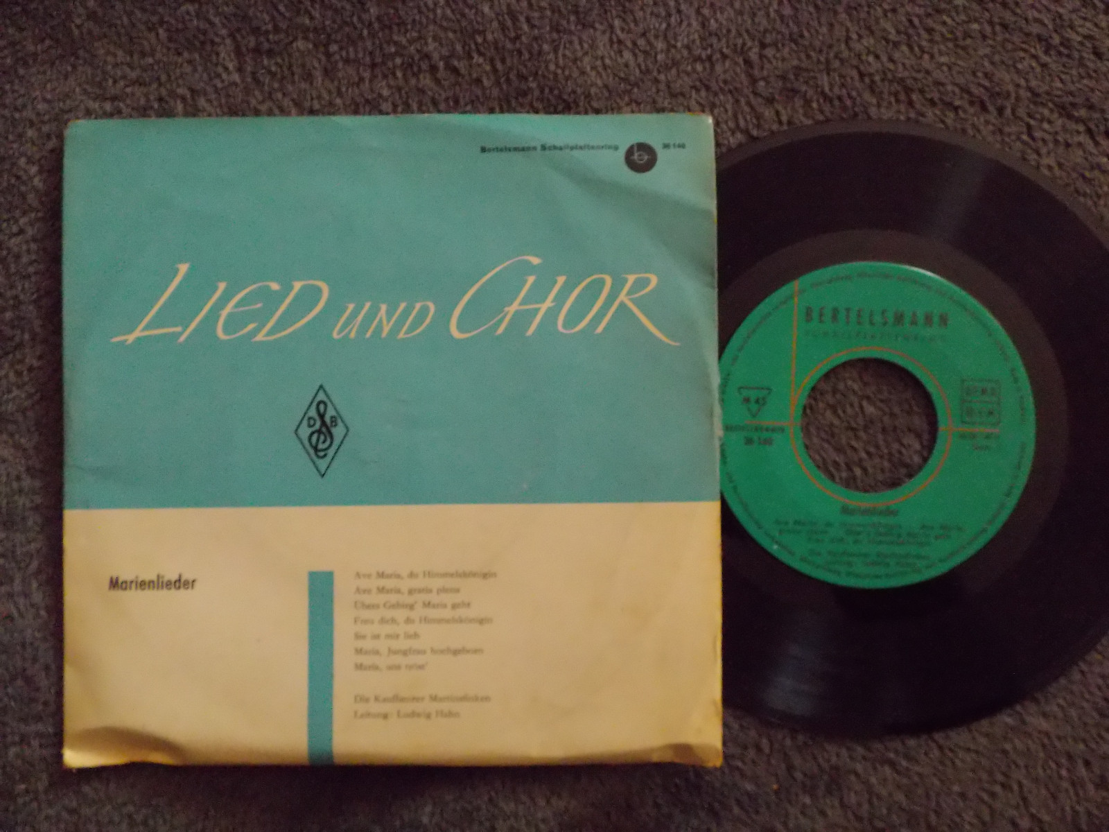 Die Kaufbeurer Martinsfinken – Lied und Chor: Marienlieder (Bertelsmann, 36 140)