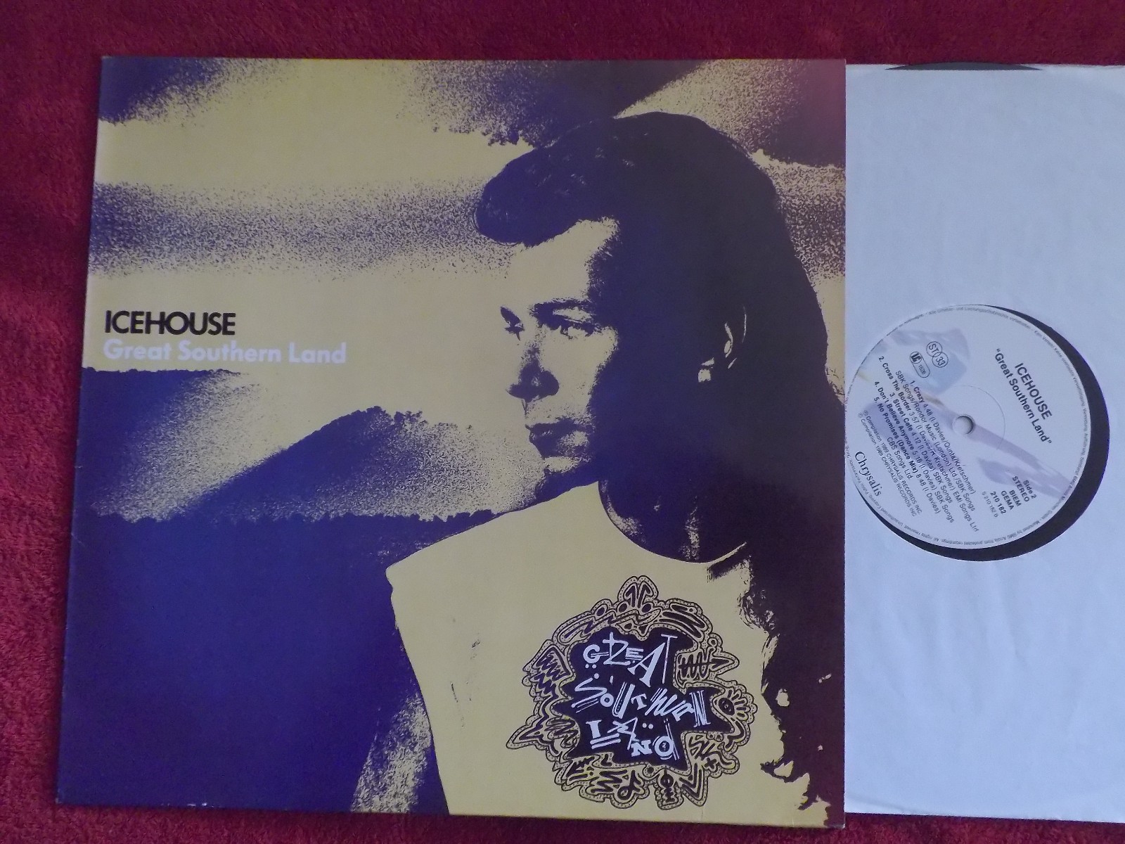 Icehouse – Great Southern Land (LP, Chrysalis Records, 1989)