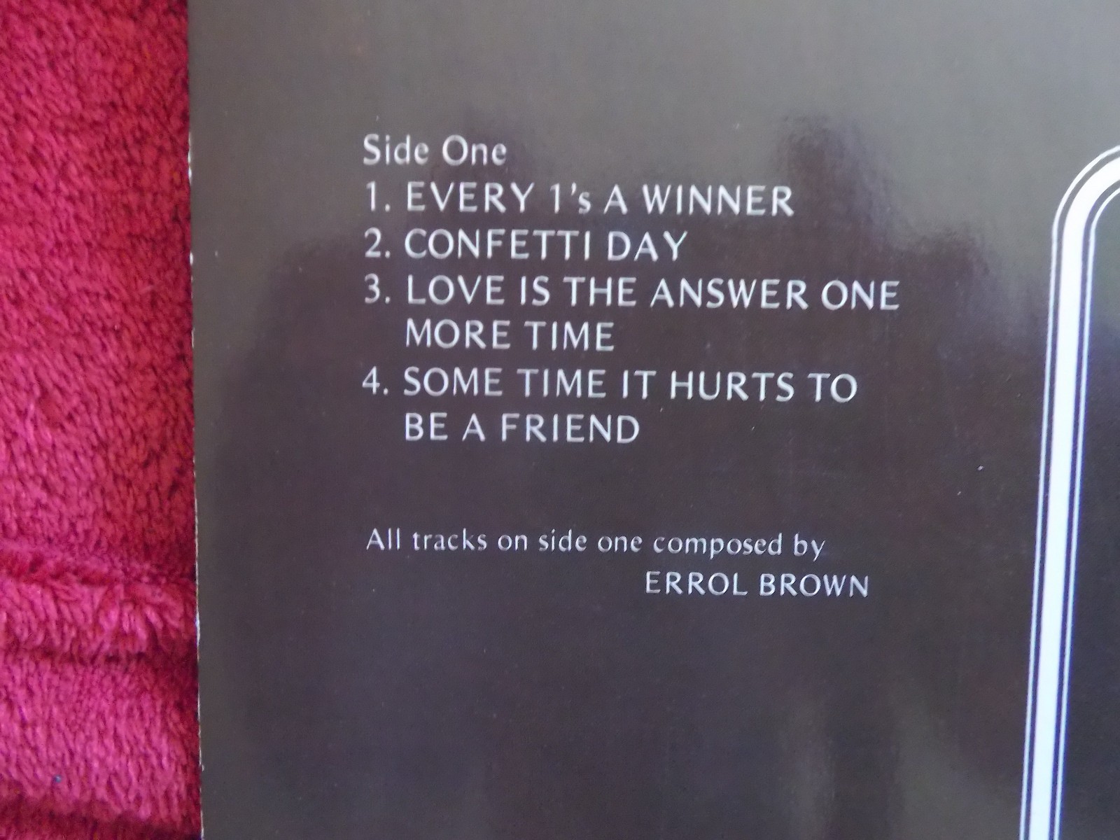 Hot Chocolate – Every I´s a winner (LP, RAK Records, 1978), Bild 5