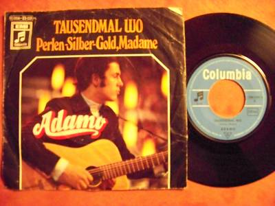 Adamo – Tausendmal wo / Perlen - Silber - Gold, Madame (Vinyl-Single)
