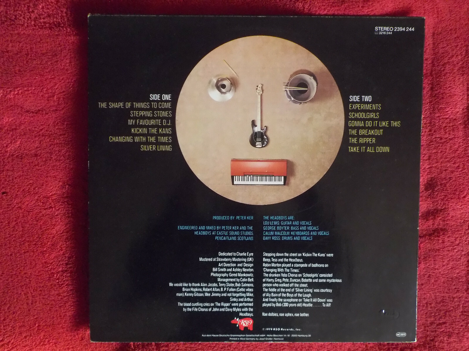 The Headboys – The Headboys (LP, RSO Records, 1979), Bild 3