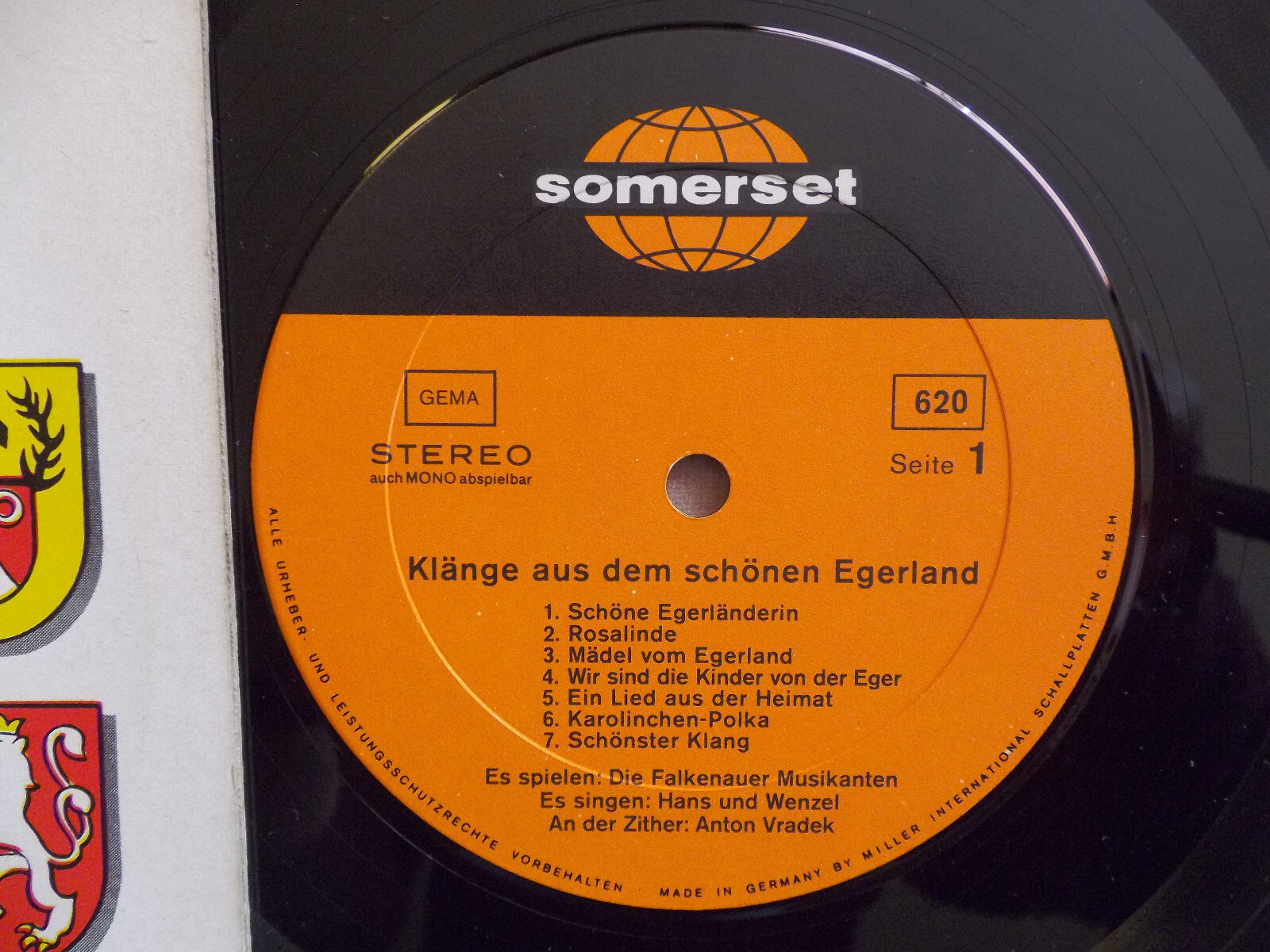 Die Falkenauer Musikanten / Hans & Wenzel – Klänge aus dem schönen Egerland (LP, 1982), Bild 2