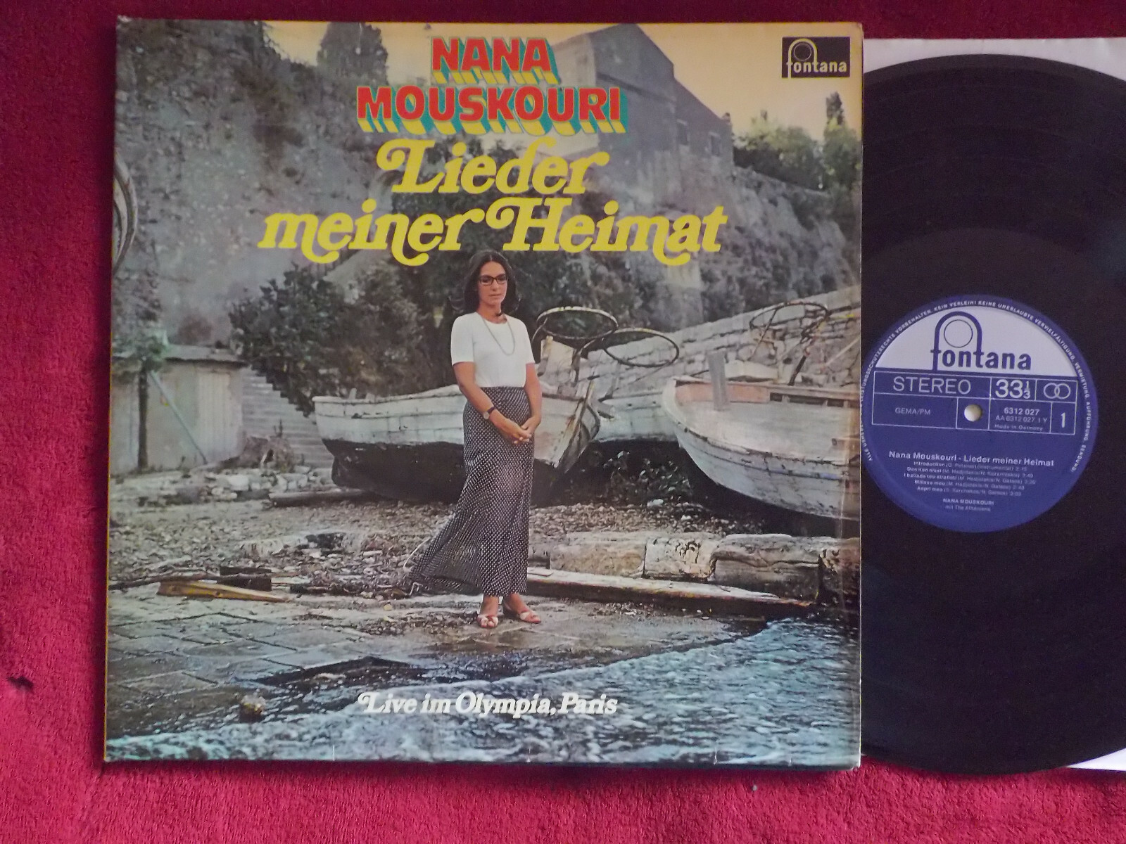 Nana Mouskouri – Lieder meiner Heimat | Fontana LP
