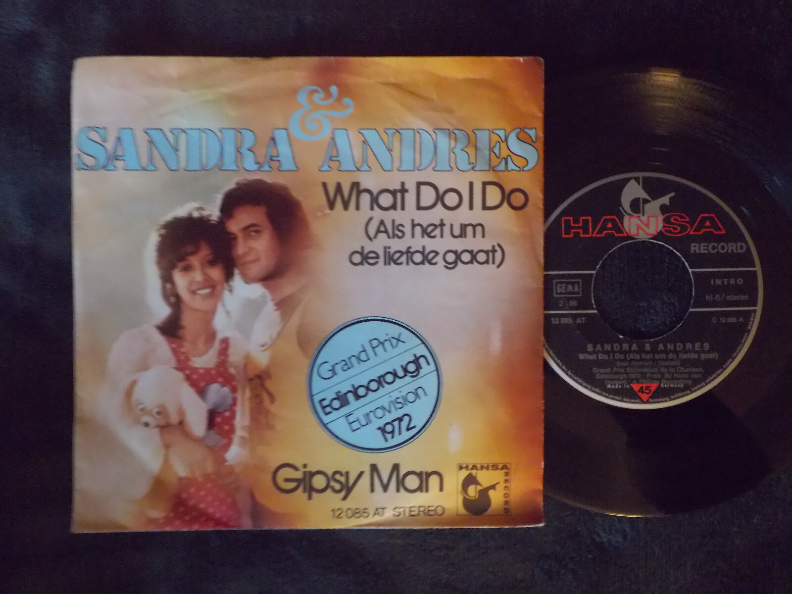 Sandra & Andres – What do I do / Gipsy man (Hansa, 12 085)