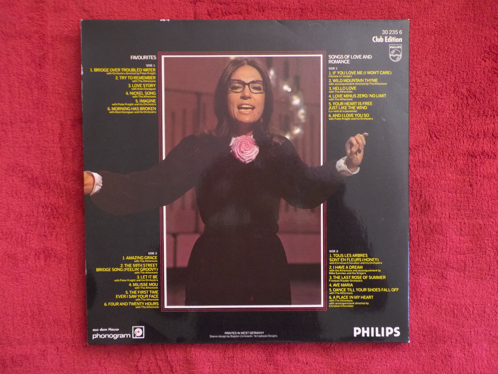 Nana Mouskouri – Songs of love and romance | Doppel-LP, Philips, Bild 4