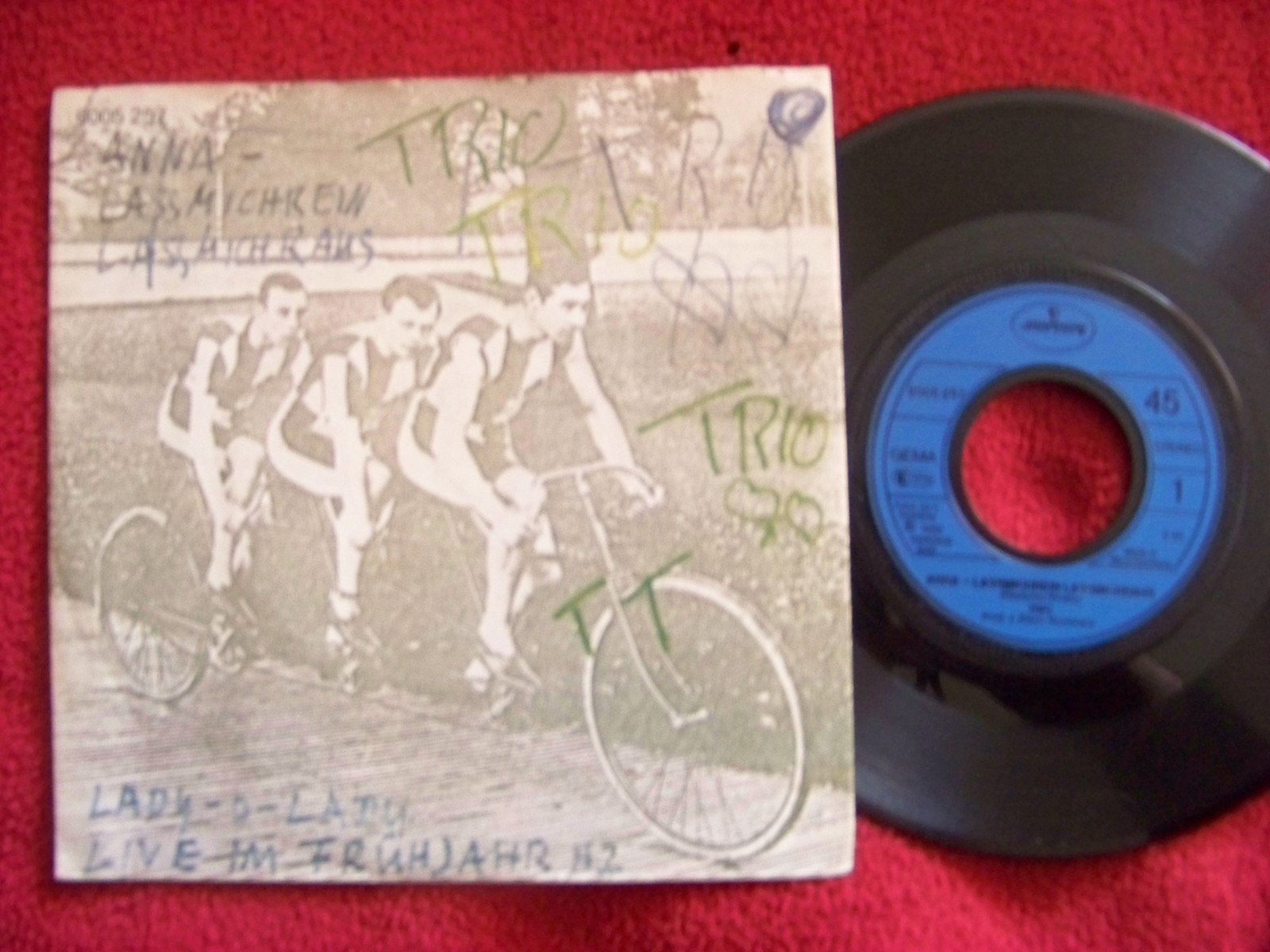Trio – Anna - Lass mich rein lass mich raus / Lady-o-Lady (Single, 1982)