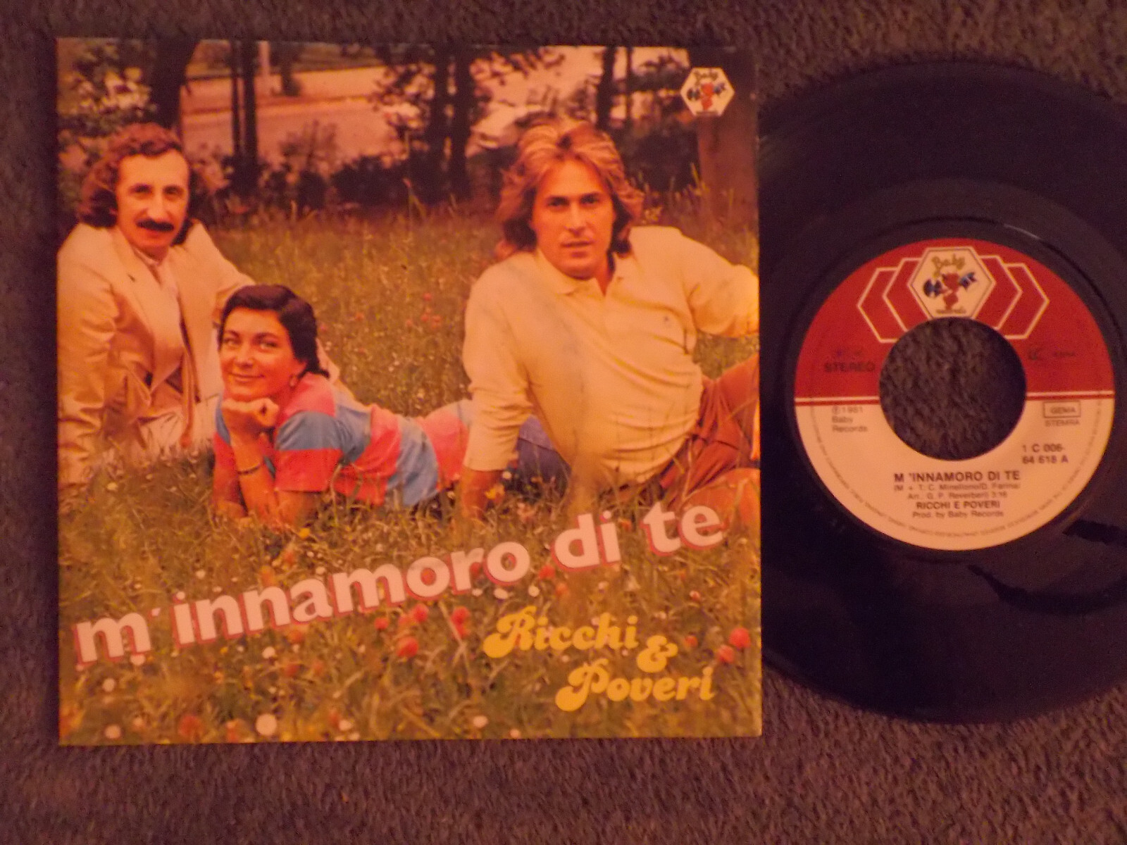 Ricchi e Poveri – M'innamore di te / Alla faccia di Belzebù | 7″ Single