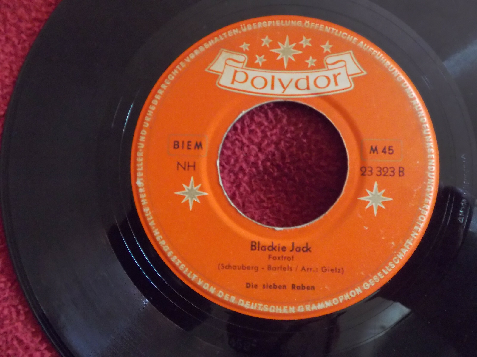 Die sieben Raben – Sambo / Blackie Jack (Polydor-Single), Bild 2
