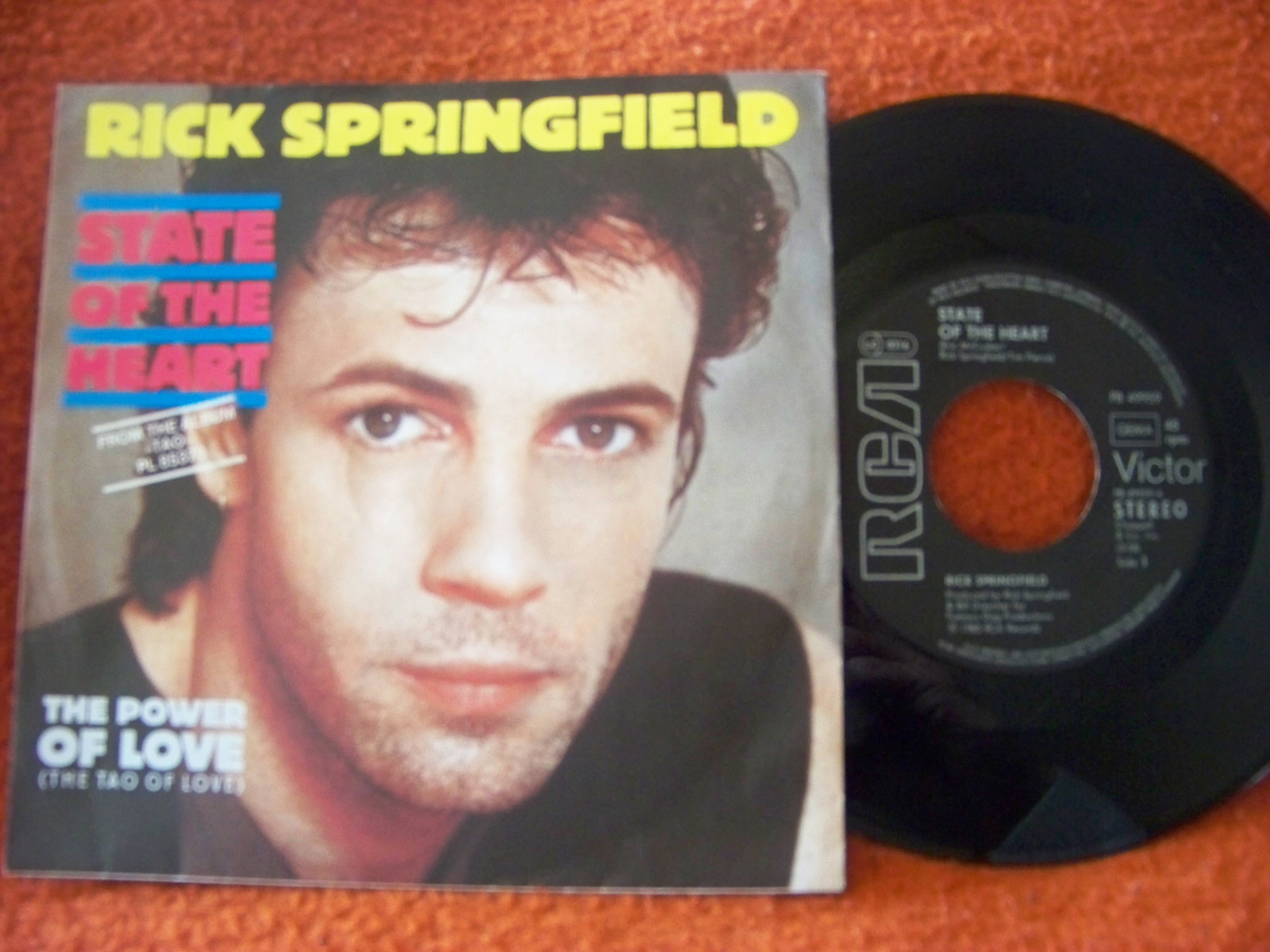 Rick Springfield – State of the heart / The power of love (7″-Single, 1985)