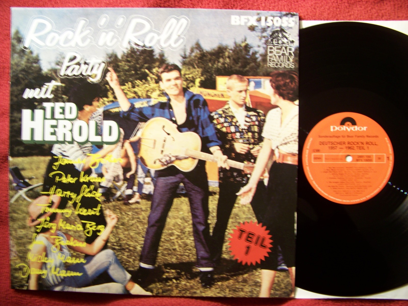 V. A. – Rock´n´Roll Party mit Ted Herold, Teil 1 · LP · 1980