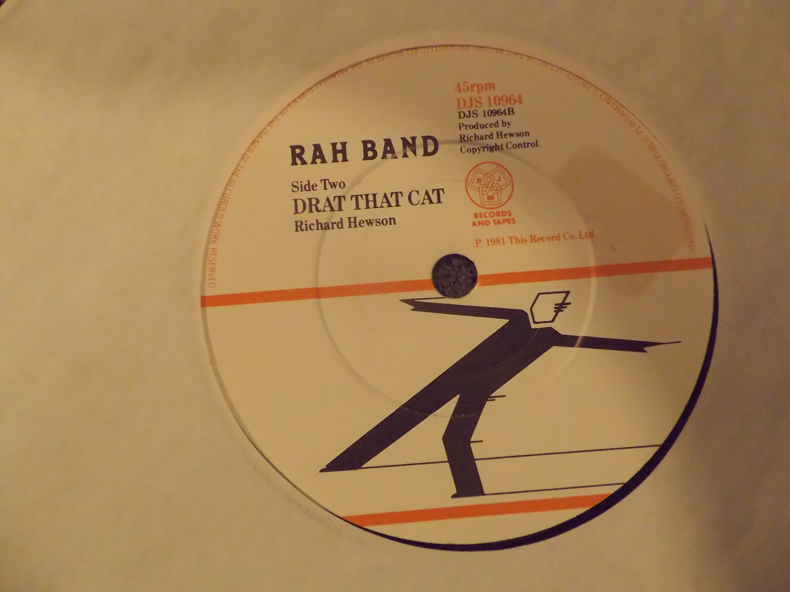 Rah Band – Slide / Drat that cat (7″-Single), Bild 2
