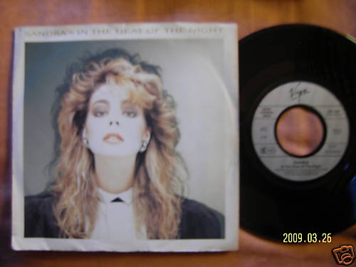 Sandra – In the Heat of the Night / Heatwave (7″-Single, 45 U/min)