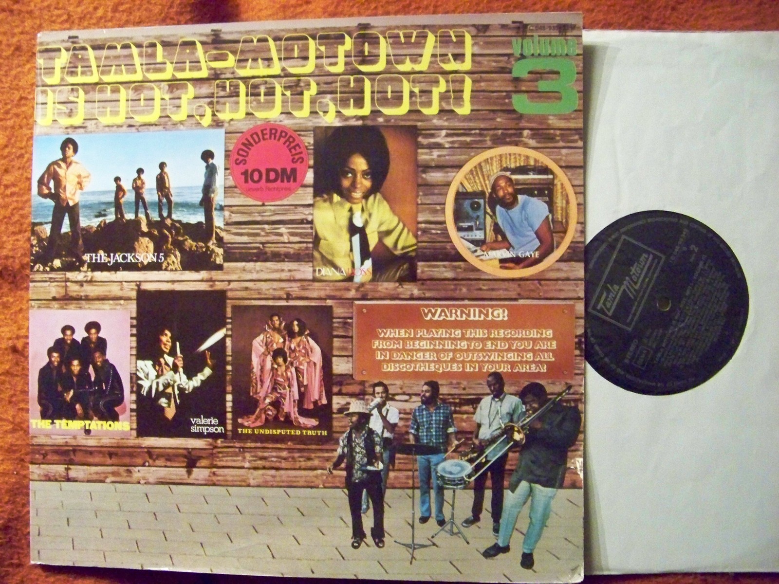 Various Artists – Tamla-Motown is hot, hot, hot Vol. 3 (LP, 1972)