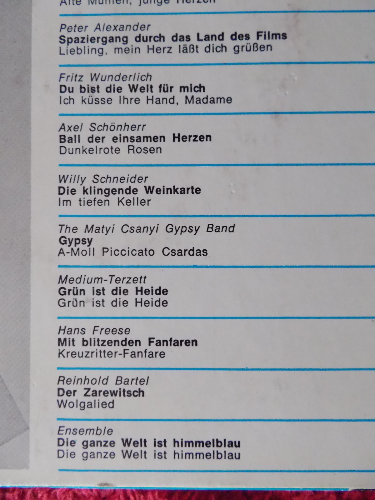 Klingende Musik-Revue Herbst ´65 – Polydor Werbesingle, Bild 4