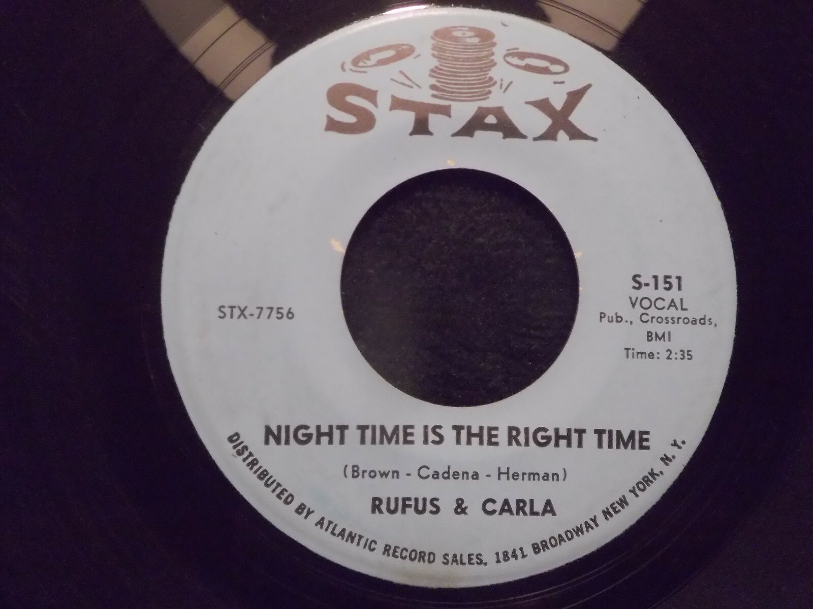 Rufus & Carla – Night time is the right time / That´s really some good (Stax 45)