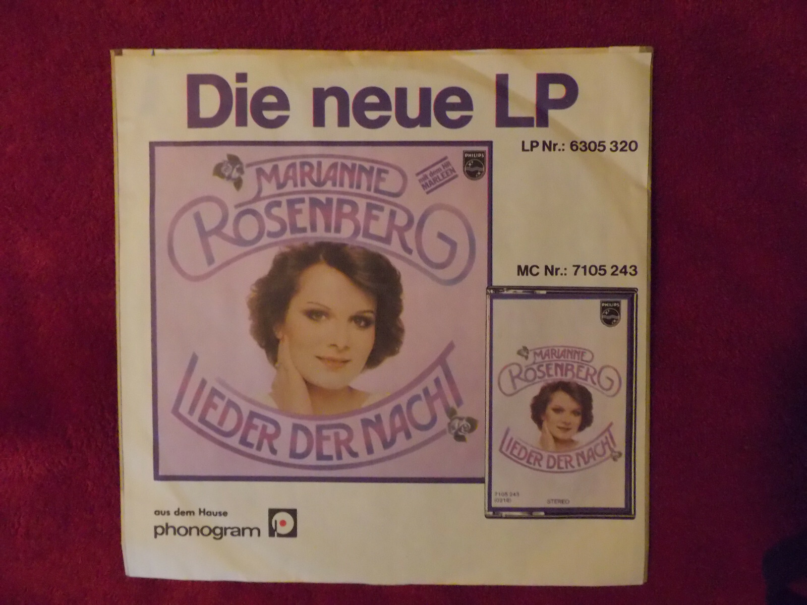 Marianne Rosenberg – Marleen / Wieder zusammen (Philips Records, 7″-Single), Bild 3